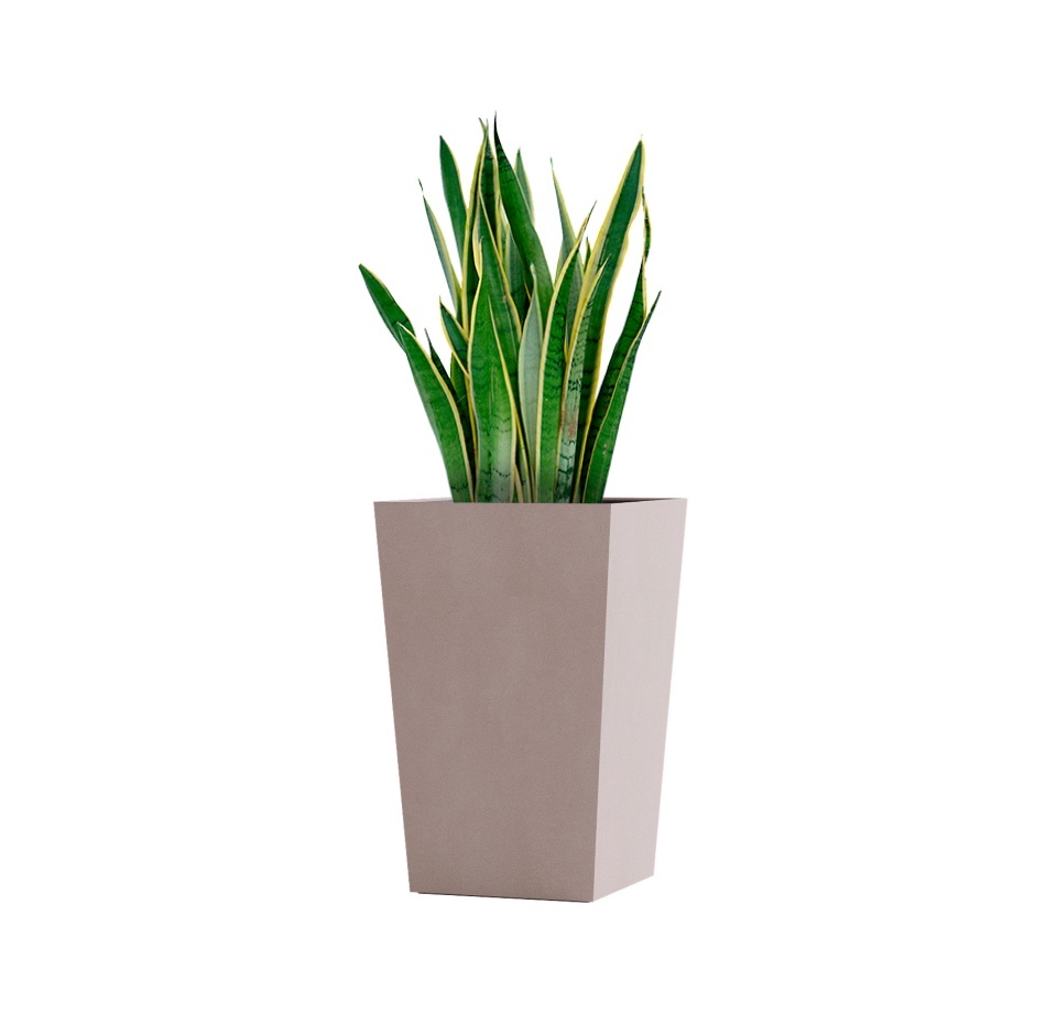 Кашпо CONCRETIKA CONIC COCOA 40x40x70