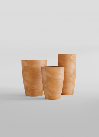 Кашпо CONCRETIKA CONUS CLASSIC CLAY D30H55