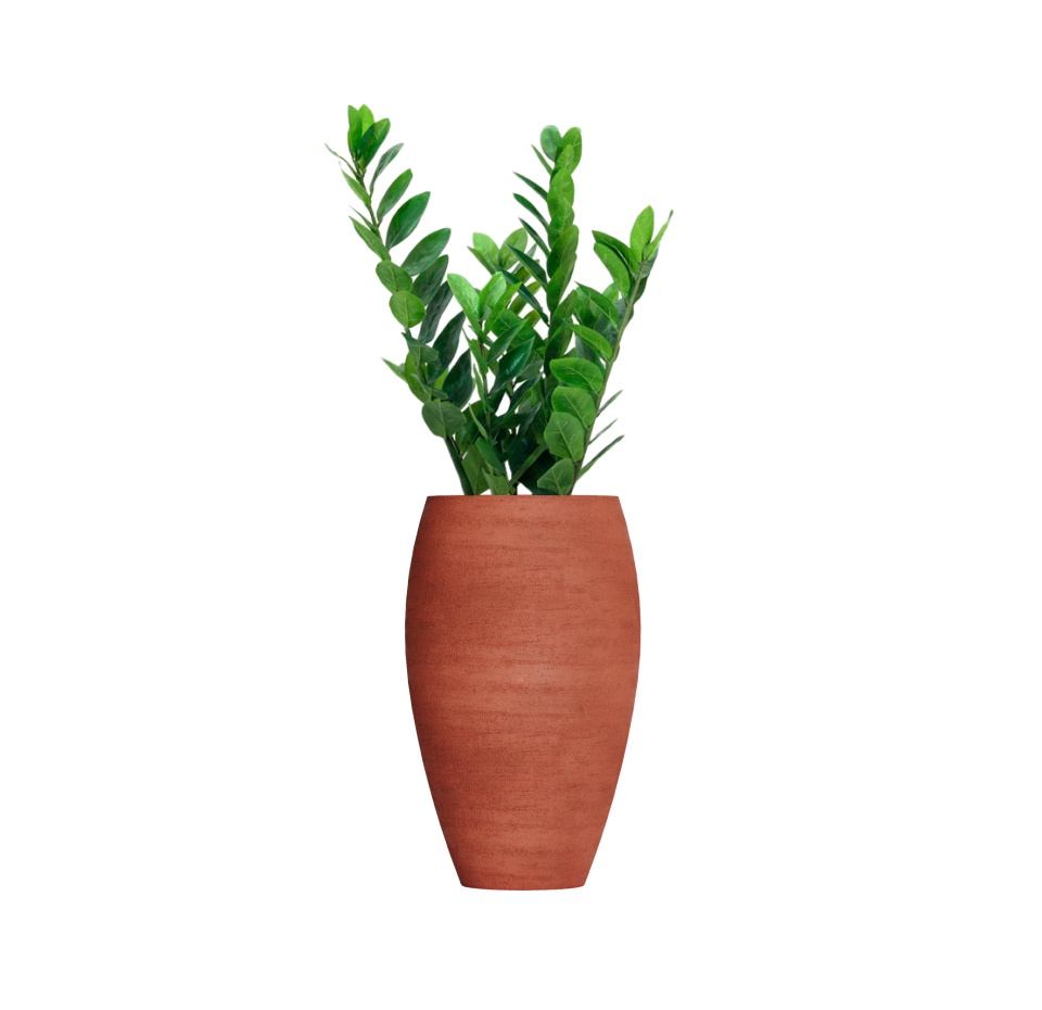 Кашпо CONCRETIKA OVAL CANDY D41H82