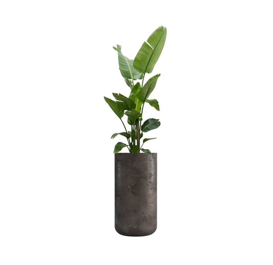 Кашпо CONCRETIKA TOPPER TAUPE CONCRETE D40H90