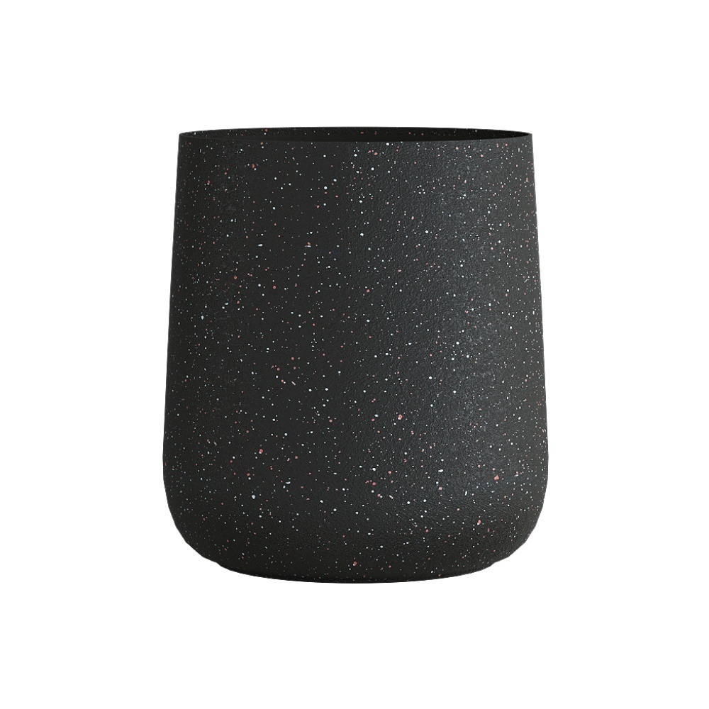 Кашпо CONCRETIKA CONE EGG BLACK D50H54
