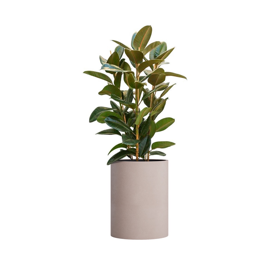 Кашпо CONCRETIKA CYLINDER COCOA D50H65