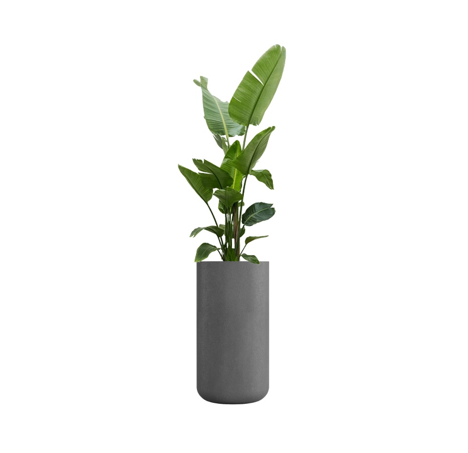 Кашпо CONCRETIKA TOPPER LONDON GREY D40H90