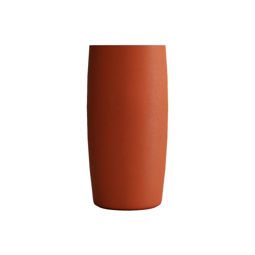 Кашпо CONCRETIKA CIGAR TERRACOTTA D37H78