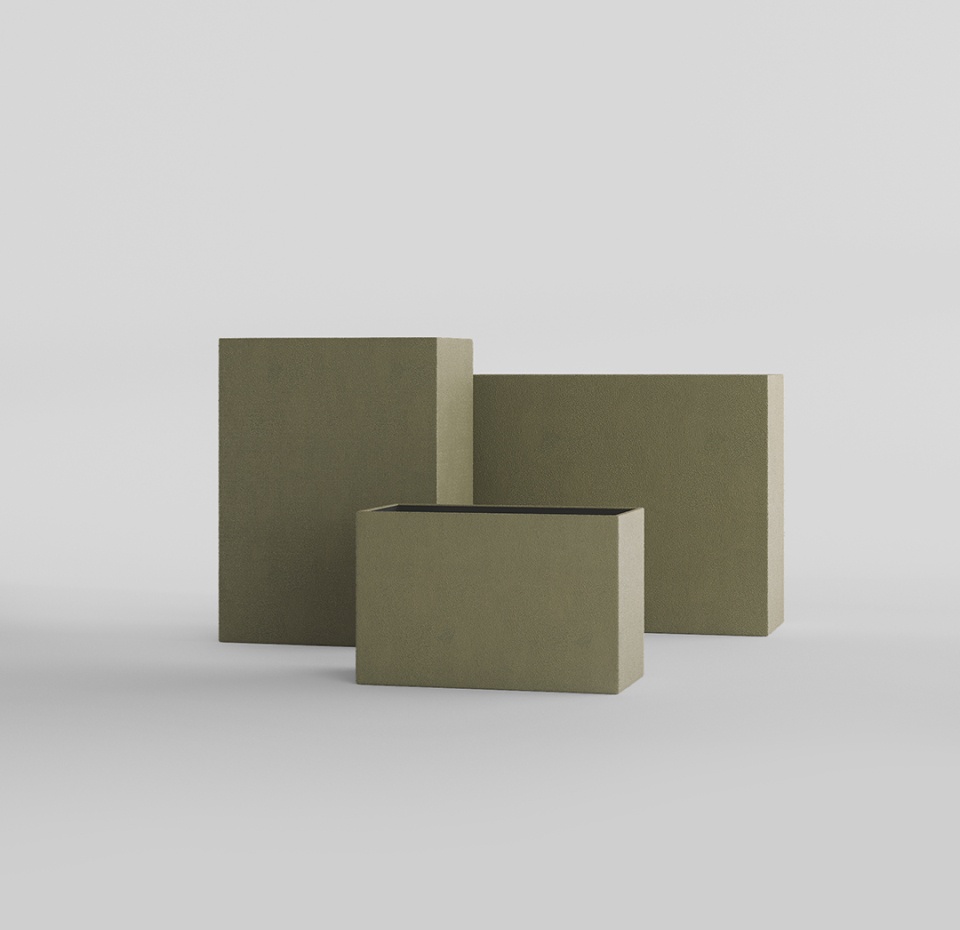 Кашпо CONCRETIKA DIVIDER HACKS 80x30x50