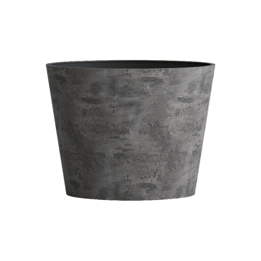 Кашпо CONCRETIKA CRATER CONCRETE GREY DARK D50H40