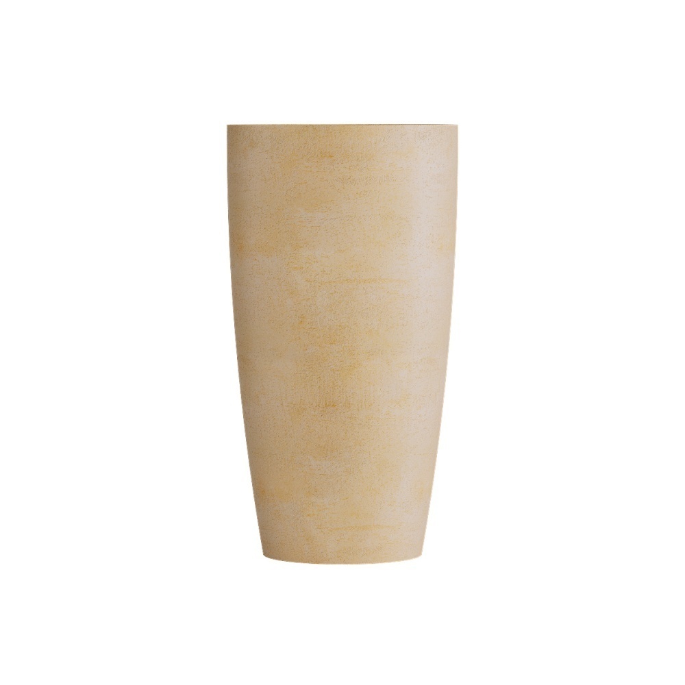 Кашпо CONCRETIKA CONUS LEMON D30H55