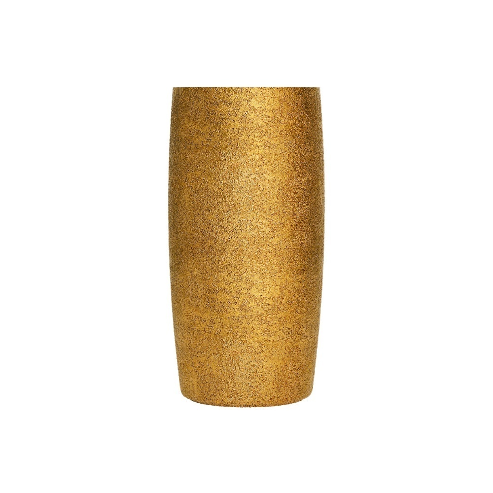 Кашпо CONCRETIKA CIGAR RICH GOLD D37H78