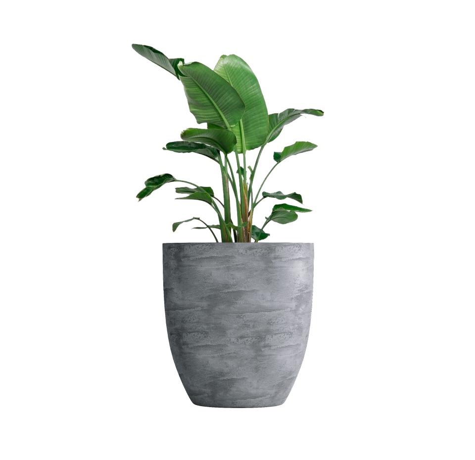 Кашпо CONCRETIKA VASE 3 CONCRETE GREY LIGHT D90H95