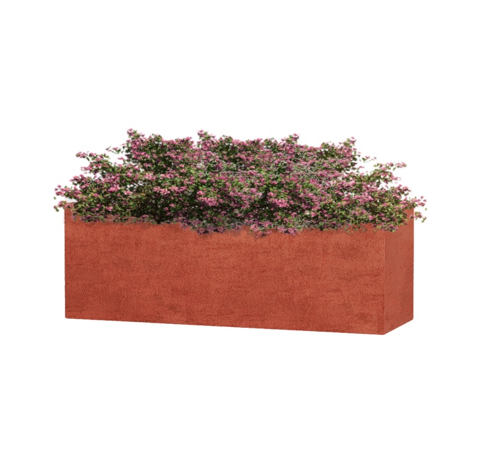 Кашпо CONCRETIKA BALCONY CANDY 60x20x20