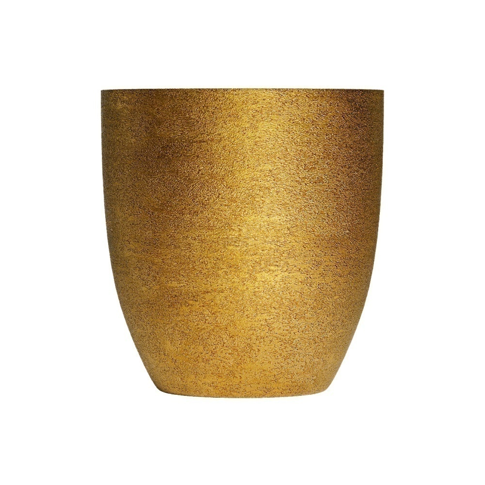 Кашпо CONCRETIKA VASE 3 RICH GOLD D60H65