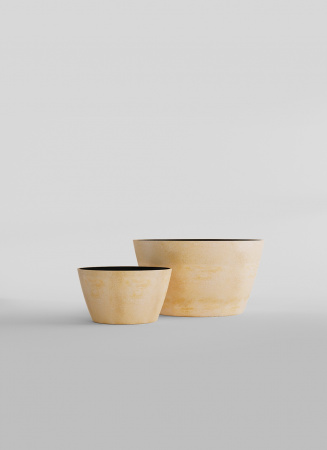 Кашпо CONCRETIKA BOWL LEMON D80H45