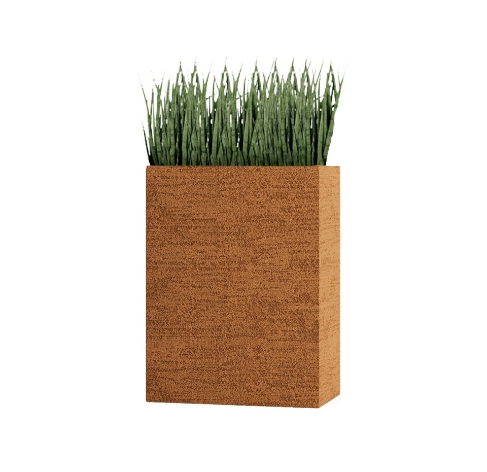 Кашпо CONCRETIKA DIVIDER EROSIA OCHRE 60x35x80