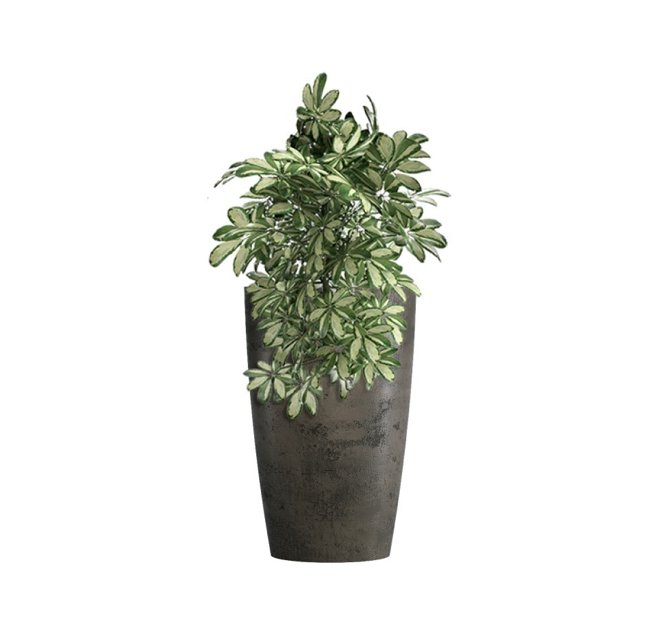 Кашпо CONCRETIKA CONUS BREZENT GREY D39H60