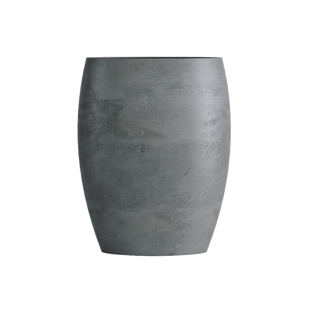 Кашпо CONCRETIKA OVAL SMOKEY BLUE D45H66