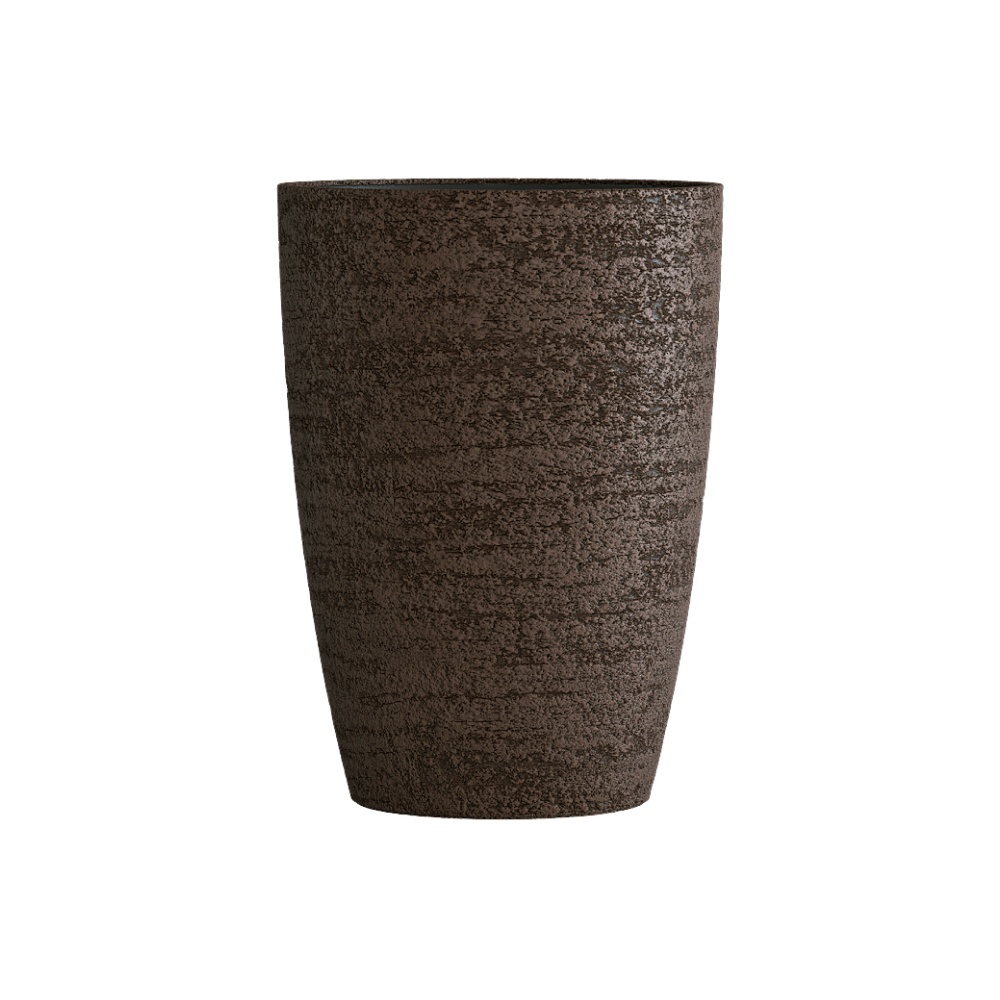 Кашпо CONCRETIKA CONUS EROSIA BROWN D41H57