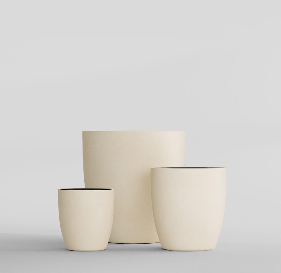 Кашпо CONCRETIKA VASE 3 SAHARA D30H32