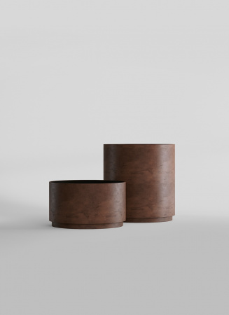 Кашпо CONCRETIKA CYLINDER XL COFFEE D70H80