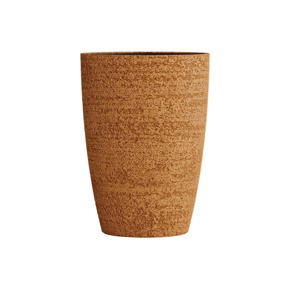 Кашпо CONCRETIKA CONUS EROSIA OCHRE D41H57