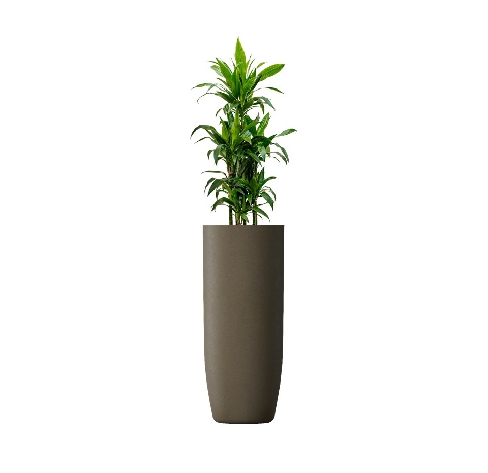 Кашпо CONCRETIKA YAR OLIVE D46H110
