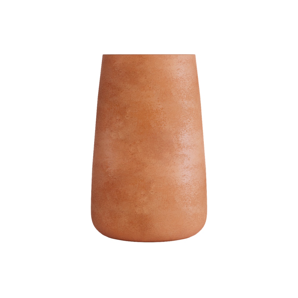 Кашпо CONCRETIKA CONE RED CLAY D36H75