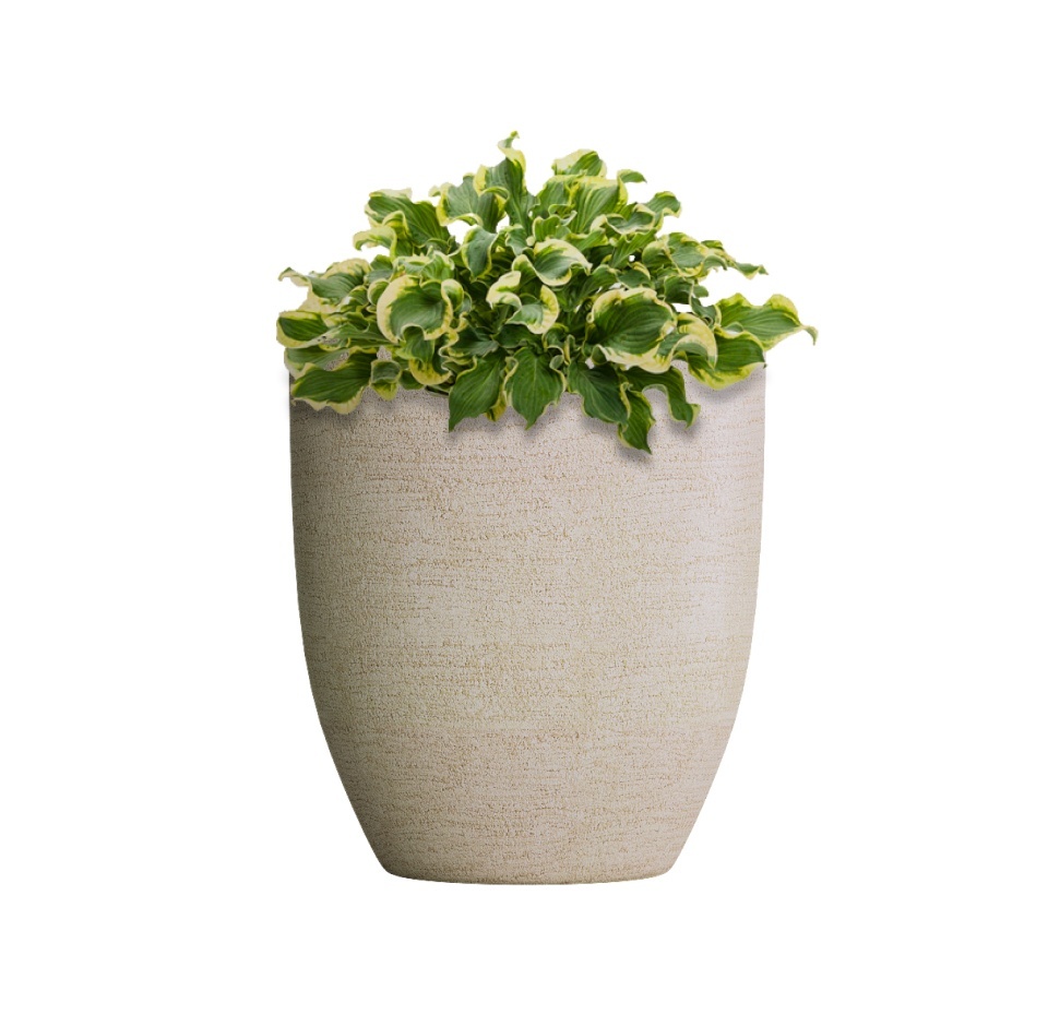 Кашпо CONCRETIKA VASE 3 EROSIA YELLOW D40H45