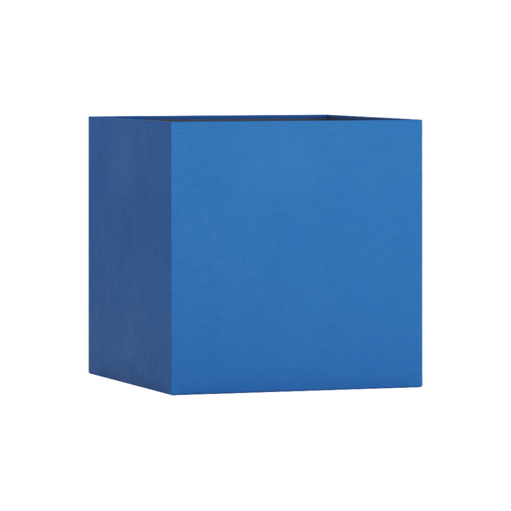 Кашпо CONCRETIKA CUBE DARK BLUE 30x30x30