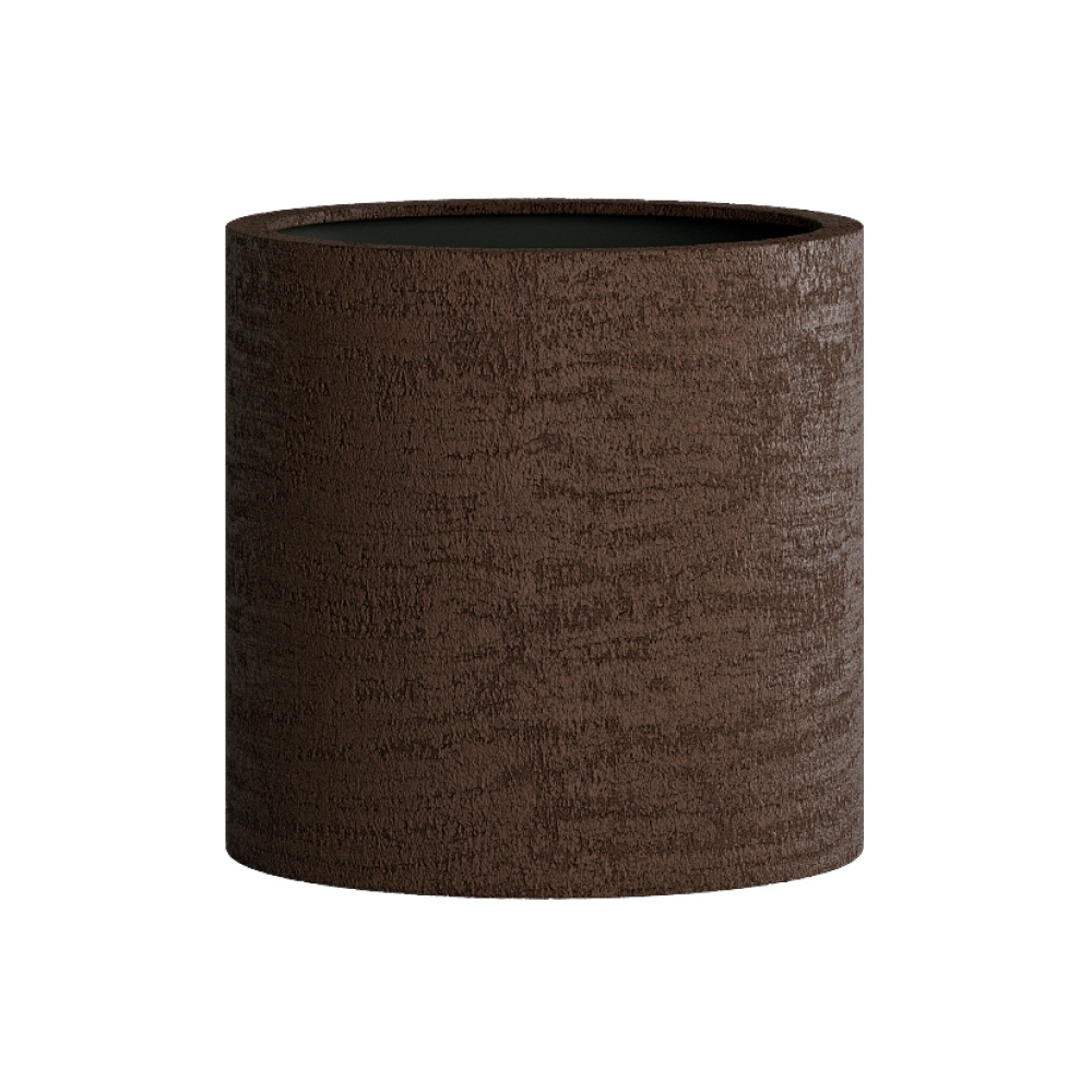 Кашпо CONCRETIKA CYLINDER EROSIA BROWN D30H30
