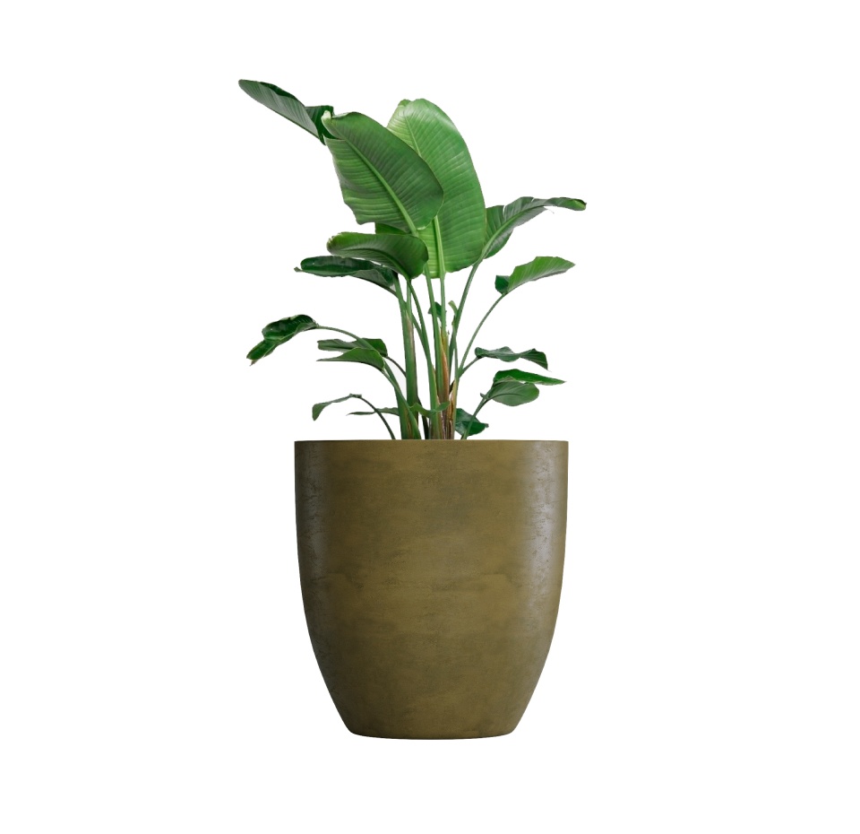 Кашпо CONCRETIKA VASE 3 AVOCADO D90H95
