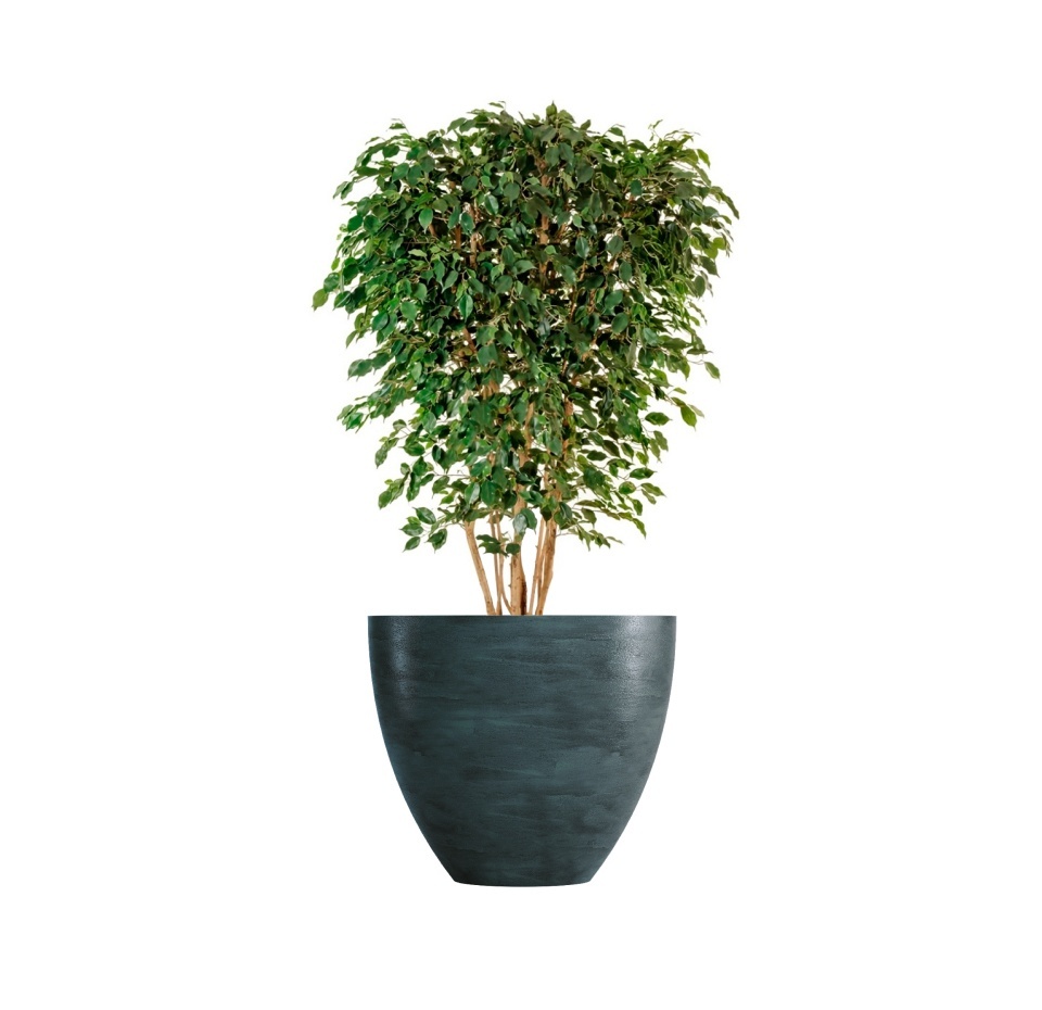 Кашпо CONCRETIKA UPON OCEAN GREEN D75H65