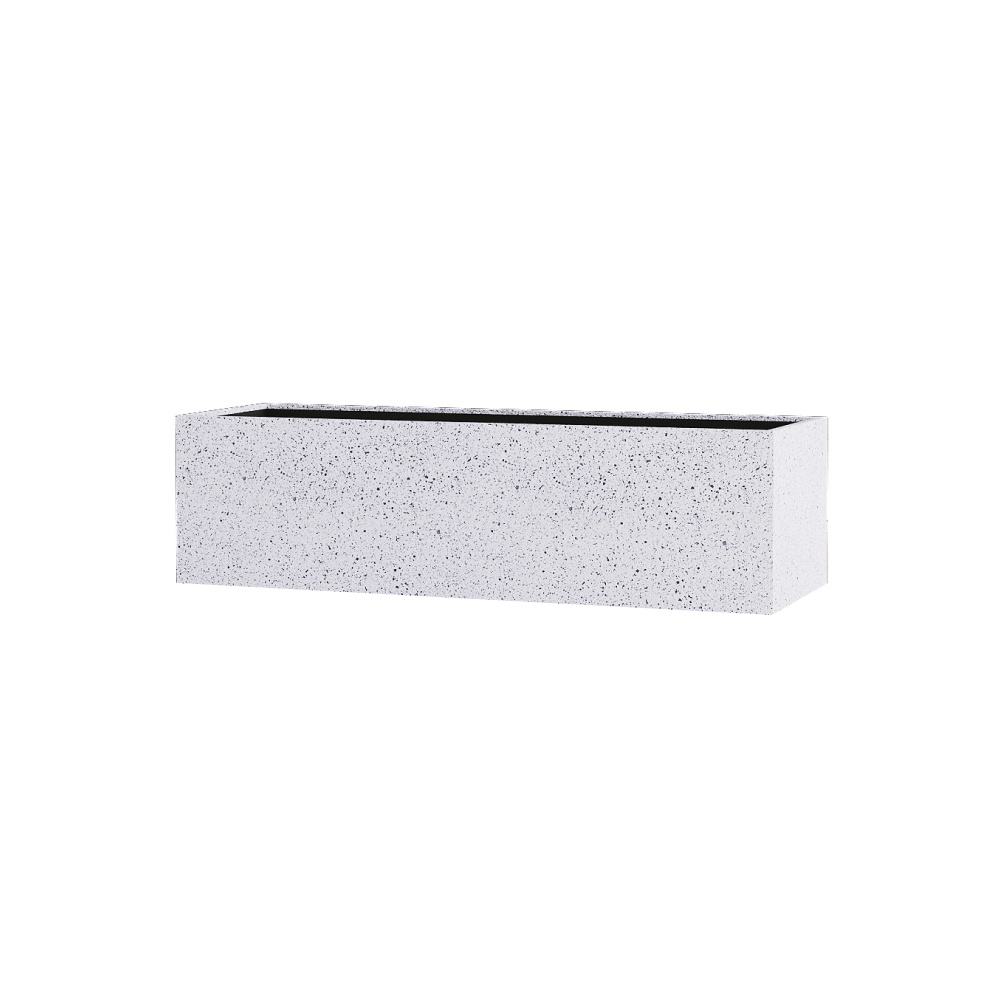 Кашпо CONCRETIKA BALCONY EGG WHITE 80x20x20