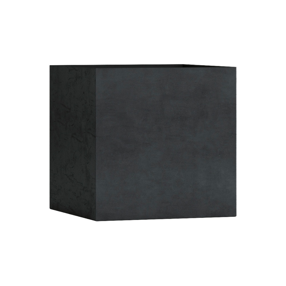 Кашпо CONCRETIKA CUBE ANTHRACITE 40x40x40