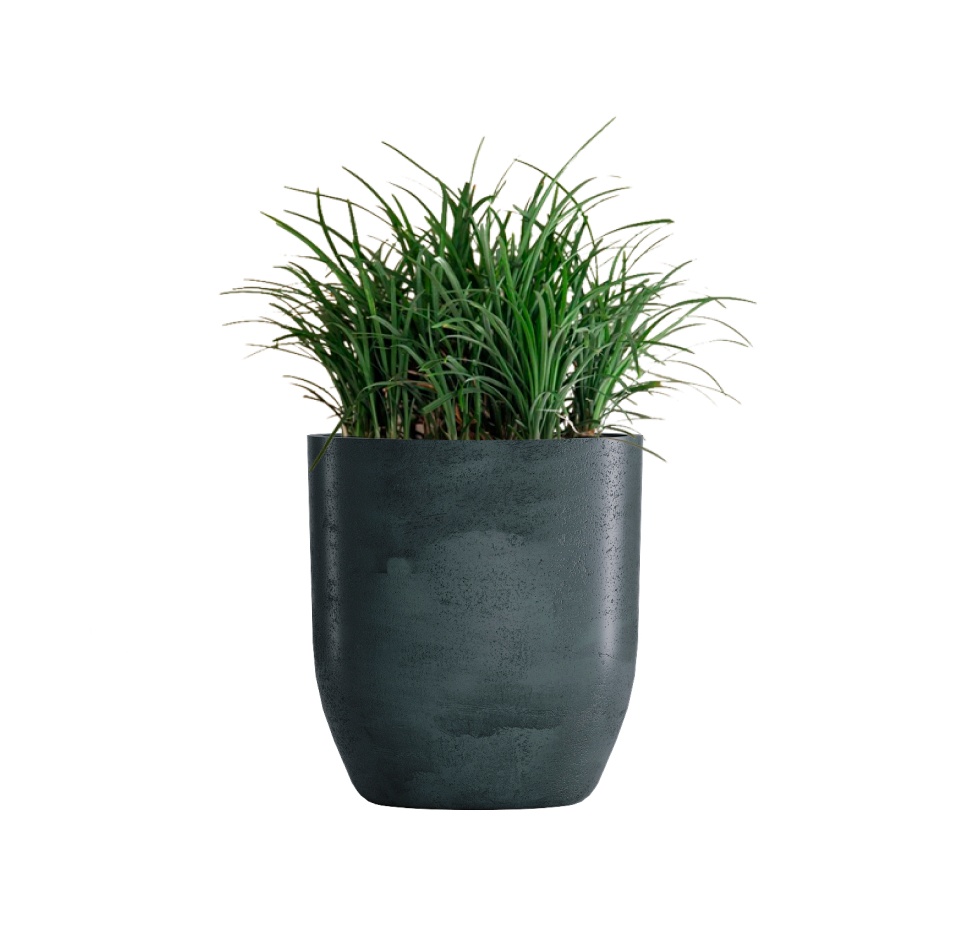 Кашпо CONCRETIKA YAR OCEAN GREEN D40H44