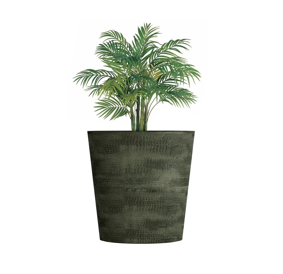 Кашпо CONCRETIKA CRATER CAYMAN GREEN D100H110