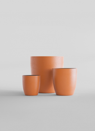 Кашпо CONCRETIKA VASE 3 CARROT D50H55
