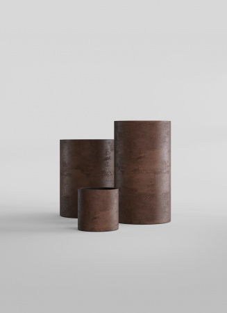 Кашпо CONCRETIKA CYLINDER COFFEE D40H40