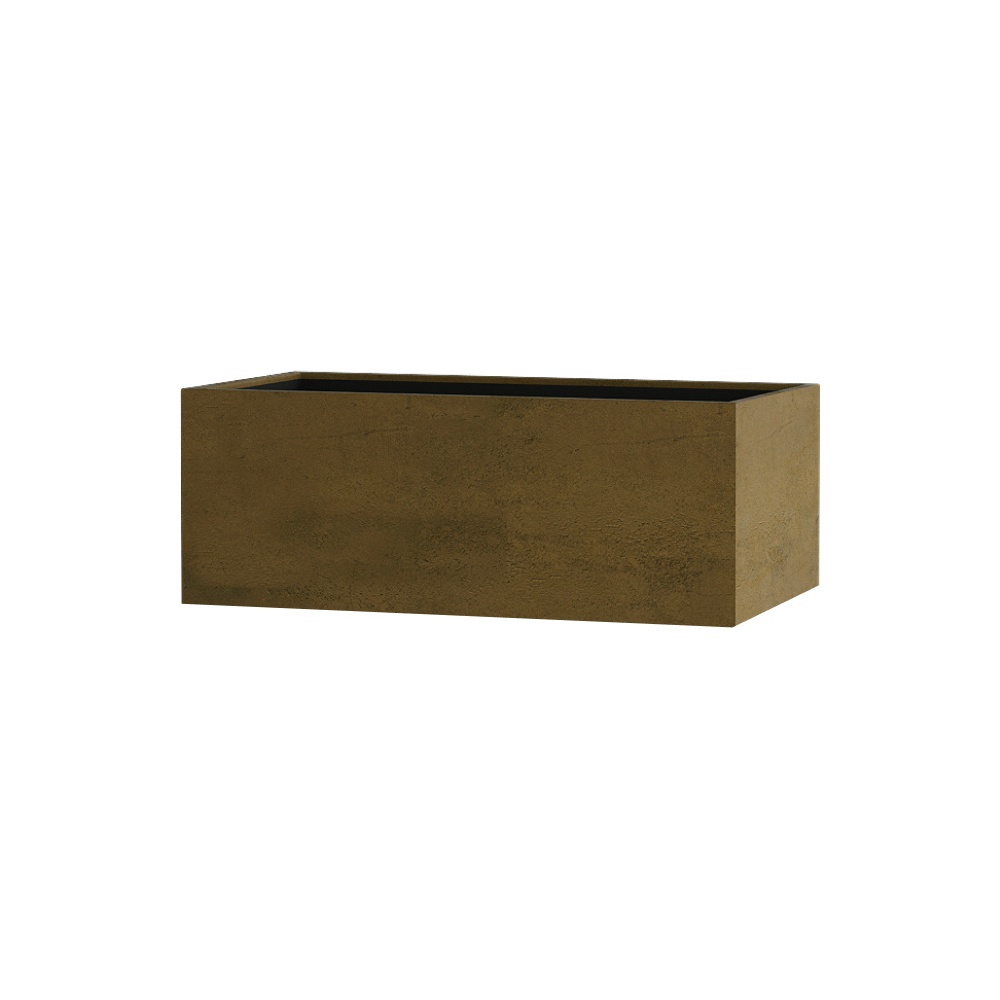 Кашпо CONCRETIKA BALCONY AVOCADO 40x20x15