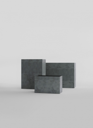 Кашпо CONCRETIKA DIVIDER SMOKEY BLUE 90x35x70