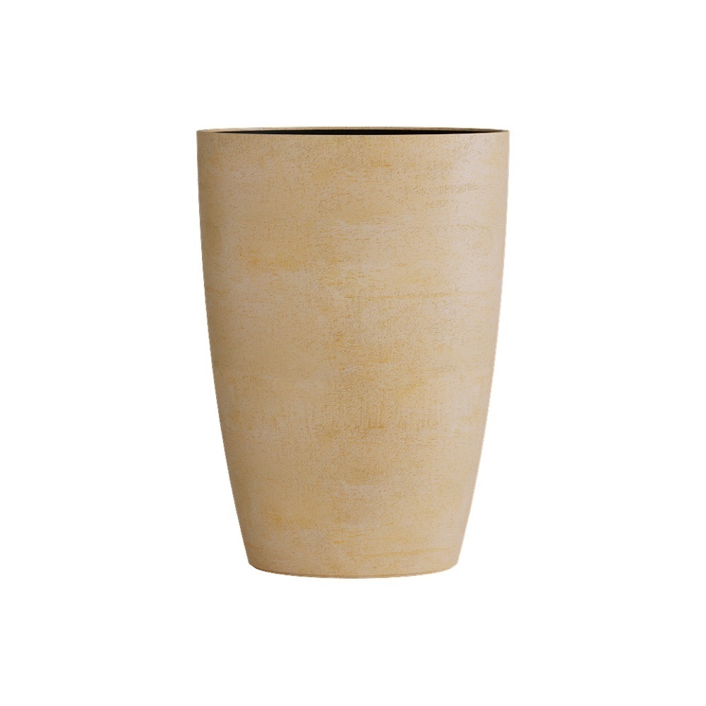 Кашпо CONCRETIKA CONUS LEMON D41H57