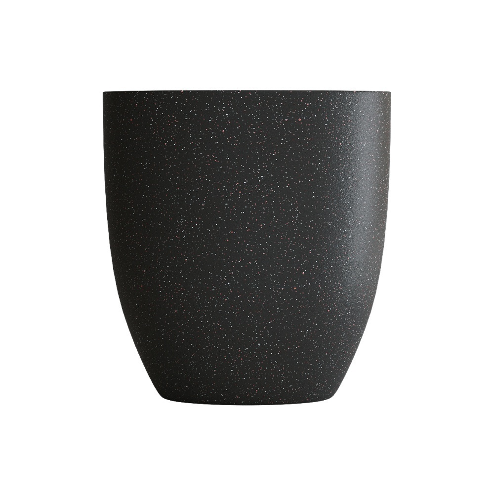 Кашпо CONCRETIKA VASE 3 EGG BLACK D30H32