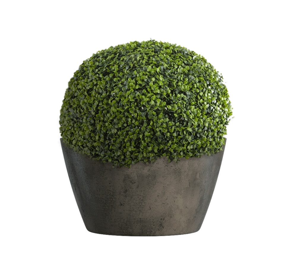 Кашпо CONCRETIKA BOWL BREZENT GREY D65H36