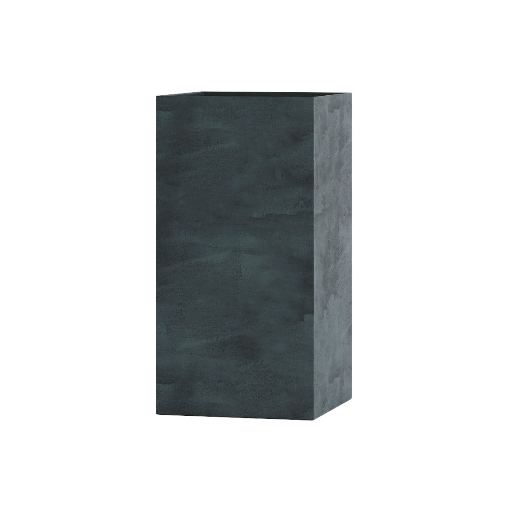 Кашпо CONCRETIKA COLONNA OCEAN GREEN 40x40x80