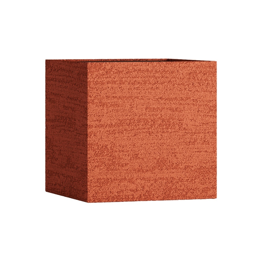 Кашпо CONCRETIKA CUBE EROSIA CORAL 30x30x30