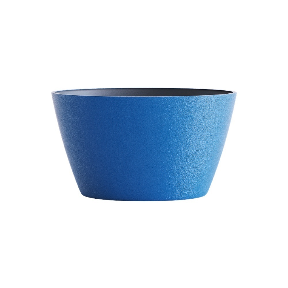 Кашпо CONCRETIKA BOWL DARK BLUE D52H29