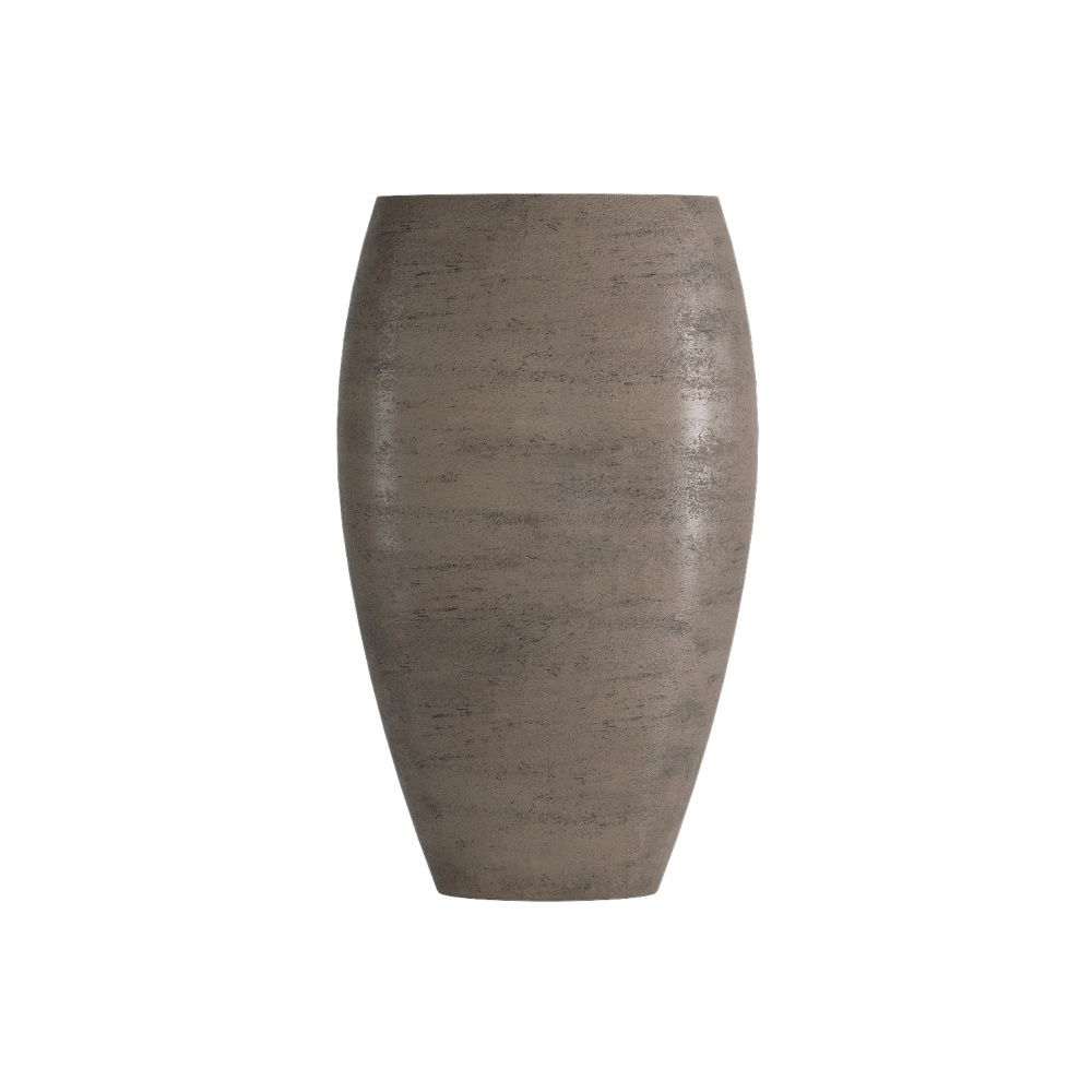 Кашпо CONCRETIKA OVAL SMOKEY GREY D41H82