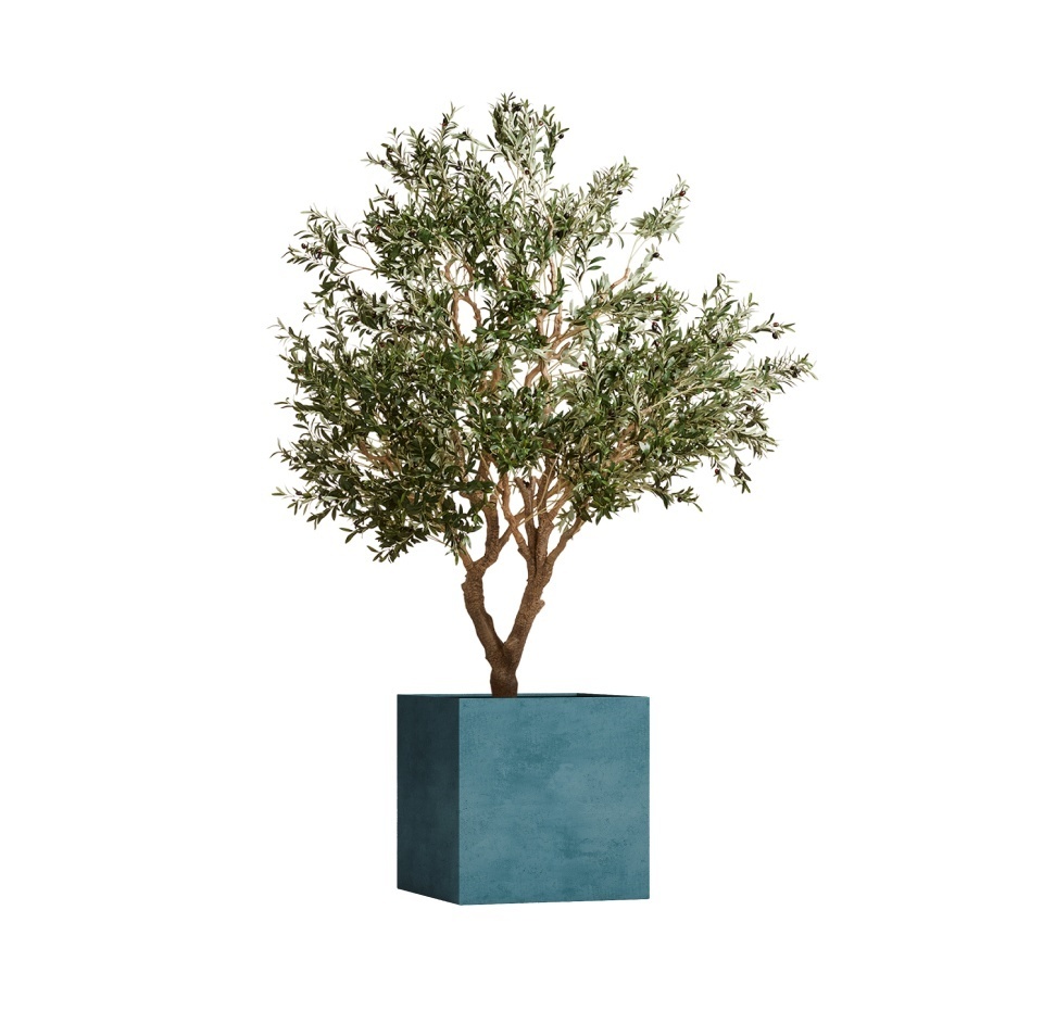 Кашпо CONCRETIKA CUBE MURENA 50x50x50
