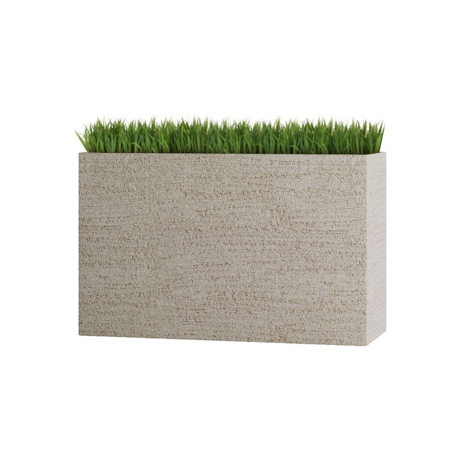 Кашпо CONCRETIKA DIVIDER EROSIA YELLOW 80x30x50