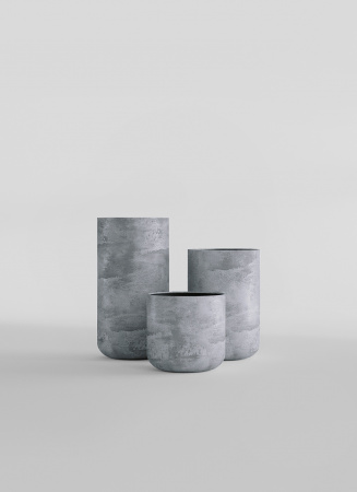 Кашпо CONCRETIKA TOPPER CONCRETE GREY LIGHT D40H90