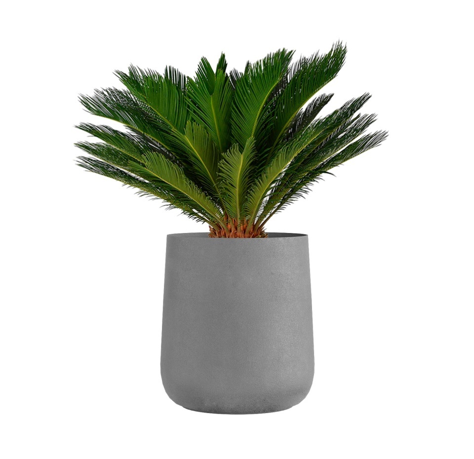 Кашпо CONCRETIKA CONE LONDON GREY D50H54