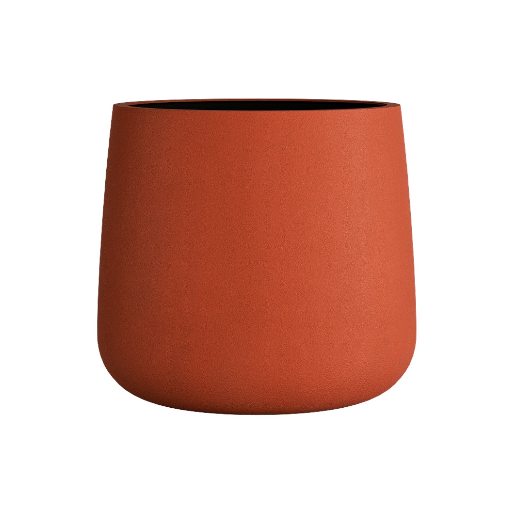 Кашпо CONCRETIKA CONE TERRACOTTA D24H26